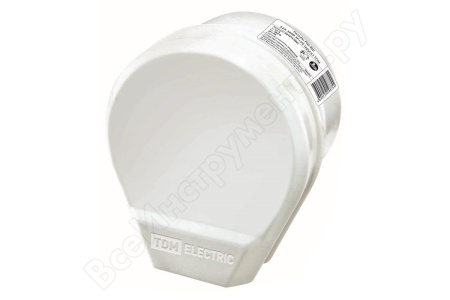 Разъем РШ/ВШ 32А 250В 2Р+РЕ ОУ бел.  SQ1812-0003 (6)