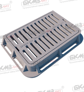 Дождеприемник ДБ1 (В125) -2-31*49,00(634*414*95) БКМЗ (20шт в пачке) прямоугольный