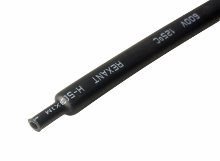 Трубка термоусаживаемая Клеевая  24,0/8,0мм черная 1м REXANT