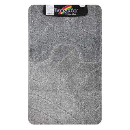 Коврик CLASSIC UNI 201825 двойной 55х90+45х55 Серый 00312