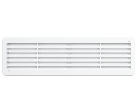 Решетка вент. 4513ДП дверная белая без москит.  25