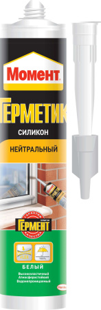 Герметик Момент силик. нейтральный белый 280мл (12)