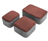 Плит.трот. Старый город 3 камня(86*115*60, 115*115*60, 172*115*60) красн.(1под.12,67/1779кг)  Зенит Черноземье