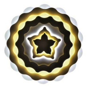 Cвет-к свет/диод.  95W STAR  с п/у RGB  LE061202-033