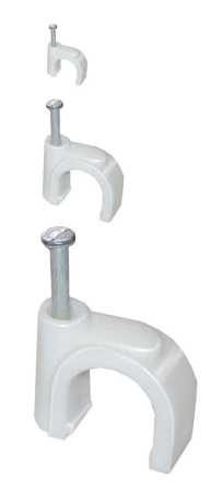 Скоба  круглая для крепл. кабеля 14мм (50)