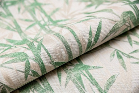 КМ5003 Обои KERAMA MARAZZI  виниловые Бамбук, мотив, беж светлый-зеленый 1,06х10м (4)