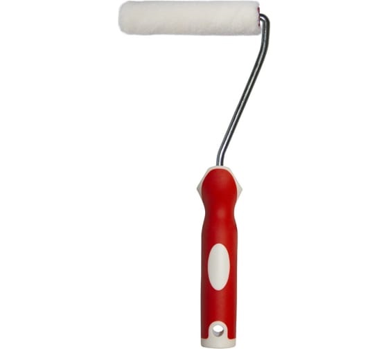 7105034 Мини-валик малярный с ручкой 15х100 мм, ворс 4мм велюр PARADE