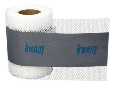 Лента гидроизоляц сетчатая 10000*120/70 КНАУФ 