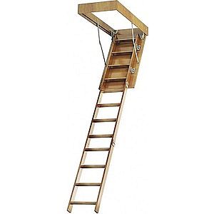 ЛЕСЕНКА Чердачная лестница 600*1200 L-2800 мм (ЧЛ-7) не утеплен. крышка