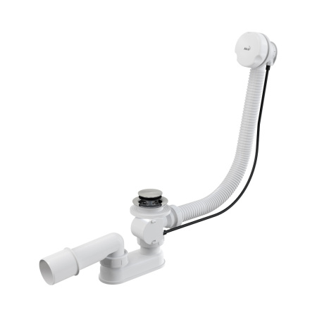 AlcaPlast A51B Сифон для ванны автомат комплект пластик/металл
