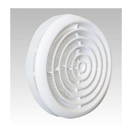 Диффузор приточно-вытяжной со стопорным кольцом и фланцем D100 10DK  24  ЭраВент