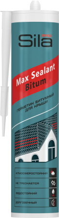 Герметик Sila PRO Max Sealant Bitum битумный для крыши 280мл (12)