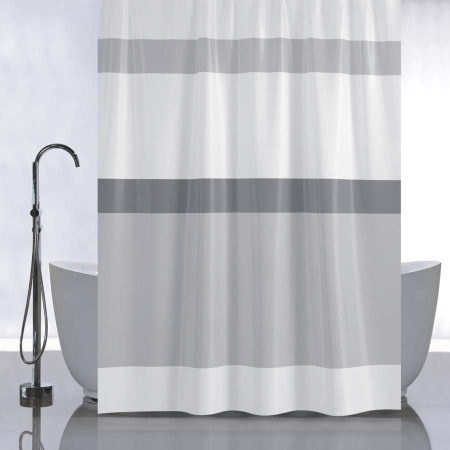 Штора д/ванны Санакс 180х180 с рисунком ПОЛОСЫ горизонтальные/01-98