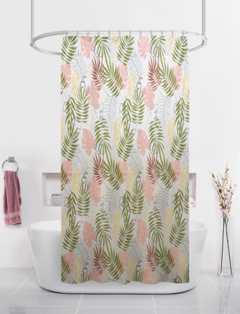 Штора д/ванны Peva GX005-P3 178х183 Экзотика/13673