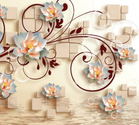 Фотообои MATRIX  Flizzetto Лилии 3D 3*2,7м /м-23211868 