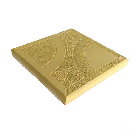 Плитка цем.-песч. Круг 250*250*25 желт. (16ш/м2)