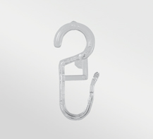 Крючок пластиковый для кольца (d 16) ДДА DIY (10 шт/уп)