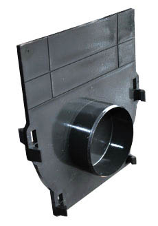 8116 Торцевая заглушка для пластиковых лотков Standart 100, 65*160*185