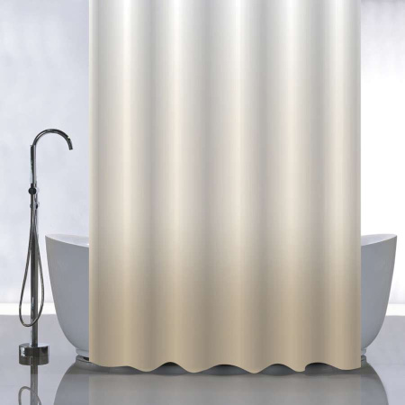 Штора д/ванны Санакс 180х180 с рисунком БЕЖЕВЫЙ ПЕРЕХОД/01-103