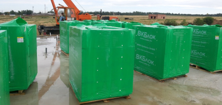 Блок газосиликат. 625х300х250 (40 шт/под=1,875 м3; 1м3=21шт) (ВКБлок) Ростовская обл***