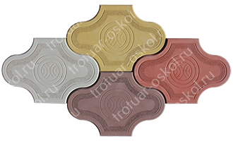 Плитка цем.-песч. Рокко 20*30*4 серая  (26,5шт/м2)