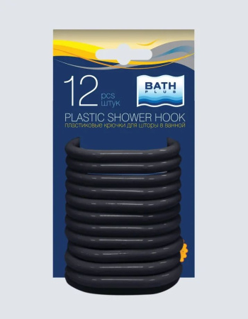 Кольца для штор АК-05 12 шт черные