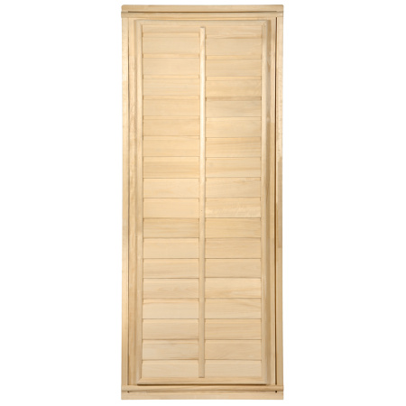 Дверь глухая с фольгой 1,7*0,7м, липа, класс Б, короб из липы, БАННЫЕ ШТУЧКИ 