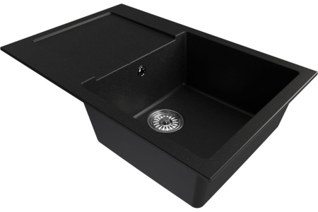 МL-GM31 Мойка с крылом/344 770х500х190мм УЛЬТРА-ЧЕРНАЯ (Z017)