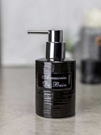 BAIN NOIR Дозатор д/жидкого мыла W-CE0986A-LD