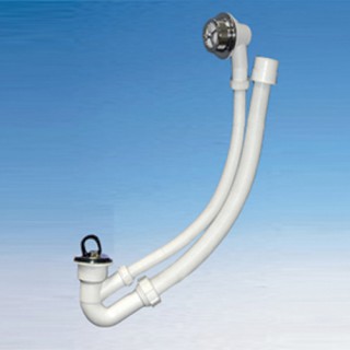 MRB4C Трап д/ванны 1 1/4х50 с перел. хром.решетки