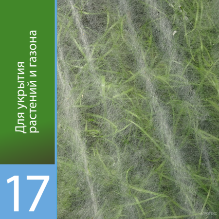 Агротекс 17 UV 3,2х500 (св.1,6) укрывной материал для газонной травы, зелени, рассады