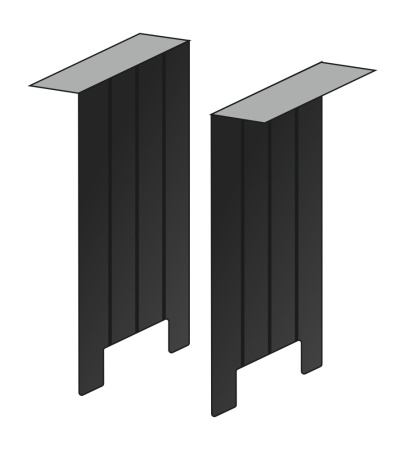 0302 Перегородка-сифон к дождеприемнику 30*30 пластиковая