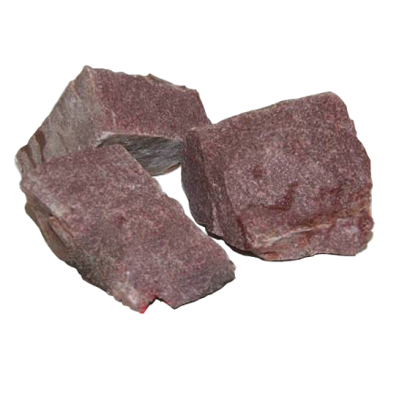 Камень Малиновый кварцит колотый (коробка 20кг)
