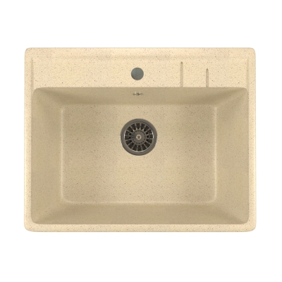 МL-GM15 Мойка 1-секционная/328 560х500х180мм БЕЖЕВАЯ (Z009)