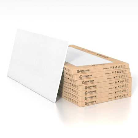 Плита потол. GIPSCOLOR Universal 1200х600х8 мм Белая(уп.3,6 м2/под. 178,8 м2) 