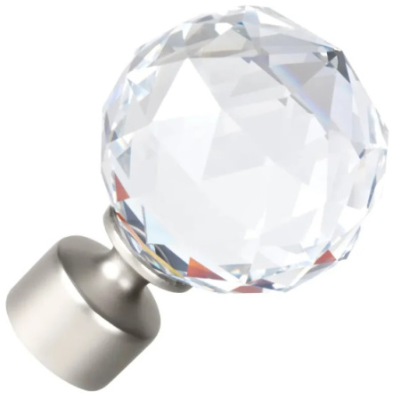 Наконечник D25 Кристалл Сатин АС МАРТ (уп 2шт.)