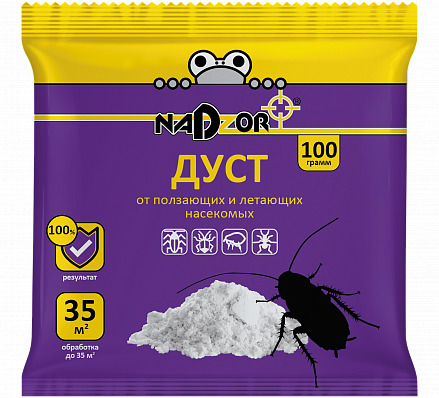 Дуст от ползающих насекомых, 100 гр.Nadzor