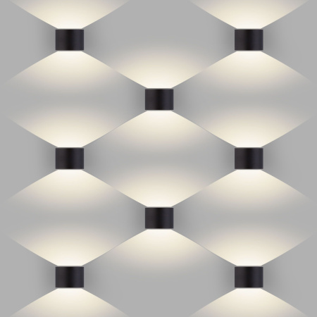 1518 TECHNO LED / Светильник садово-парковый со светодиодами BLADE черный	