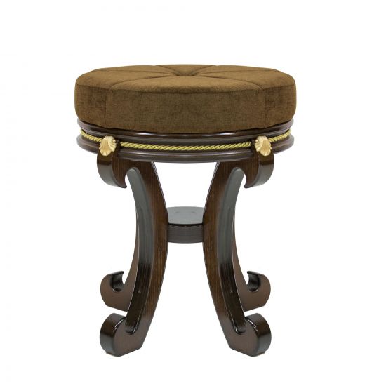 Банкетка Leset "Глория" (орех, матовый лак, ткань Бурая) 41х41х50см