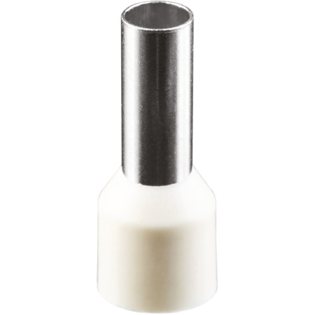 Наконечник кабельный НШвИ 10-12 слон.кость  (100шт/уп)