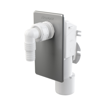 AlcaPlast APS3/AG210321100 Сифон для стиральной машины под штукатурку хром