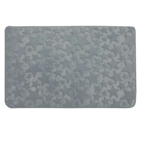 Коврик д/ванны 50х80 Fresh Звезды серый/7094*