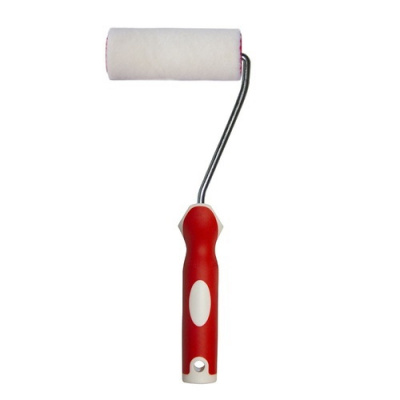 7105033 Миди-валик малярный с ручкой 30х100 мм, ворс 4мм велюр PARADE