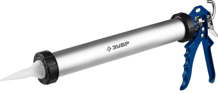 06633-60 Пистолет Зубр Профессионал для герметиков, закрытый, алюминиевый корпус, 600мм