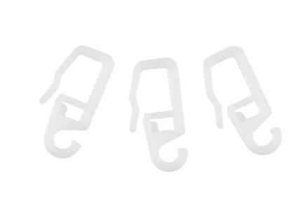 Крючок для кольца белый для карниза Ле-Гранд кованый (100шт в упак)