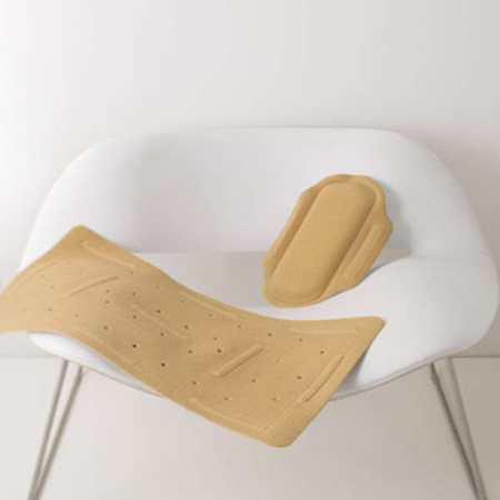 Коврик против скольжения 36х71 бежевый/1609