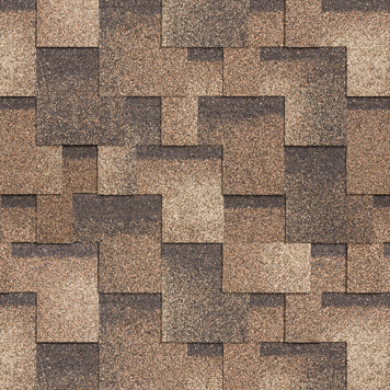 Гибкая черепица ШИНГЛАС Фокстрот Сандал  (уп 3 м.кв)