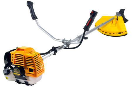 Триммер бензо CHAMPION T433-2 (1,25 кВт, разъем.прям, 42,7см3, 7,2кг,трим.гол.+3-х лоп. нож, ручка)