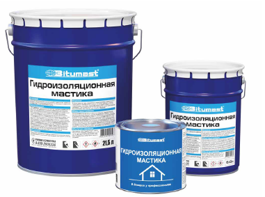 Мастика BITUMAST битумная гидроизоляционная  4,2кг/5л.