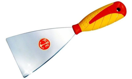 Шпатель PAVAN венецианский 80мм,для нанесения шпаклевок и декоративных штукатурок, сталь inox